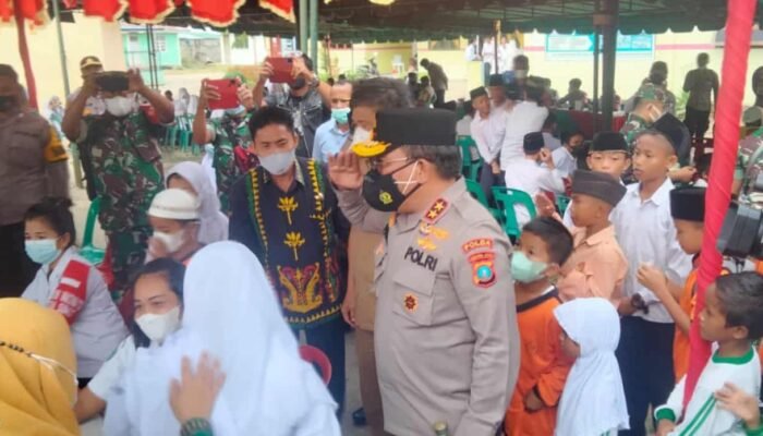 Kapoldasu Pantau Pelaksanaan Vaksinasi, Nisel Capaian Terbaik di 4 Kabupaten/Kota Kepulauan Nias