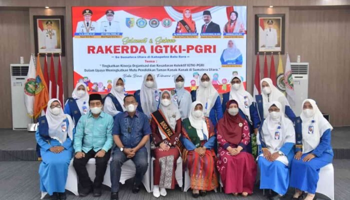 Bunda PAUD Maya , Buka Rakerda IGTKI-PGRI se Sumatera Utara