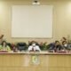 Bupati Sergai saat pimpin FGD. Jumat (25/2/2022). (Foto/Humas).