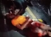 Lalai Berkendara, Motor dan Pengemudi Nyungsep Di Kolong Bus Pinem, Korban Sekarat