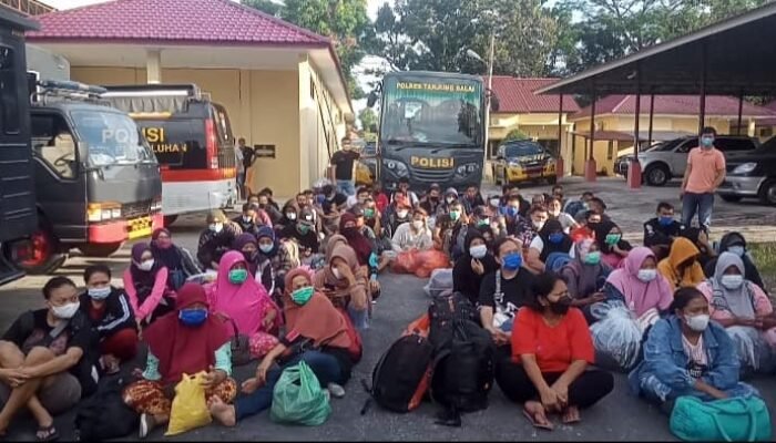 75 PMI Ilegal Kembali Diamankan Lanal TBA Di Gudang Penampungan Tanjung Balai