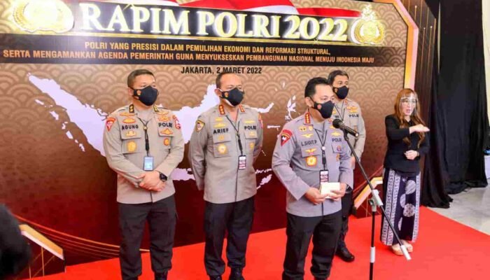 Tutup Rapim Polri, Kapolri Siap Implementasikan Instruksi Presiden Jokowi Soal Pembangunan Nasional