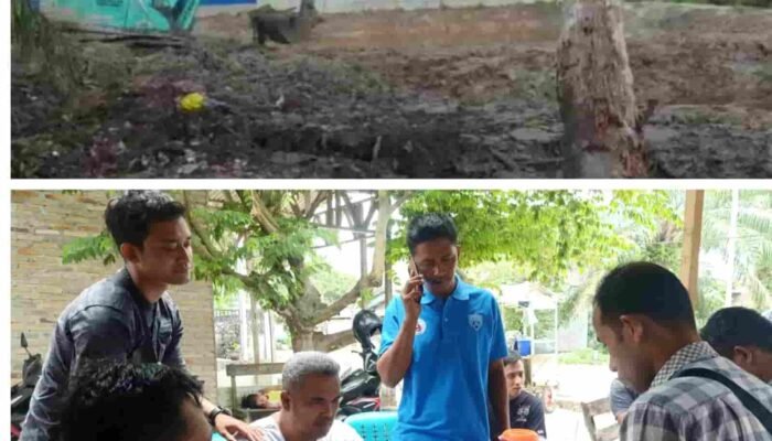 Warga Stop Alat Berat Diduga Menggarap DAS Desa Lalang, Penggarap Tunjukkan SHM Tahun 1999