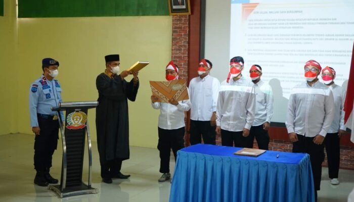 Napi Terorisme Lapas Kelas I Medan Kanwil Kemenkumham Sumut Sumpah Setia NKRI