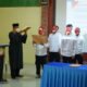 Napi Terorisme Lapas Kelas I Medan saat disumpah. Rabu (09/03/2022). (Foto/Humas).