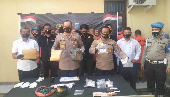 Polres Madina Amankan 7 Pemain Narkoba
