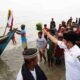 Wabup Sergai saat tepung tawar. Rabu (16/3/2022). (Foto/Humas).