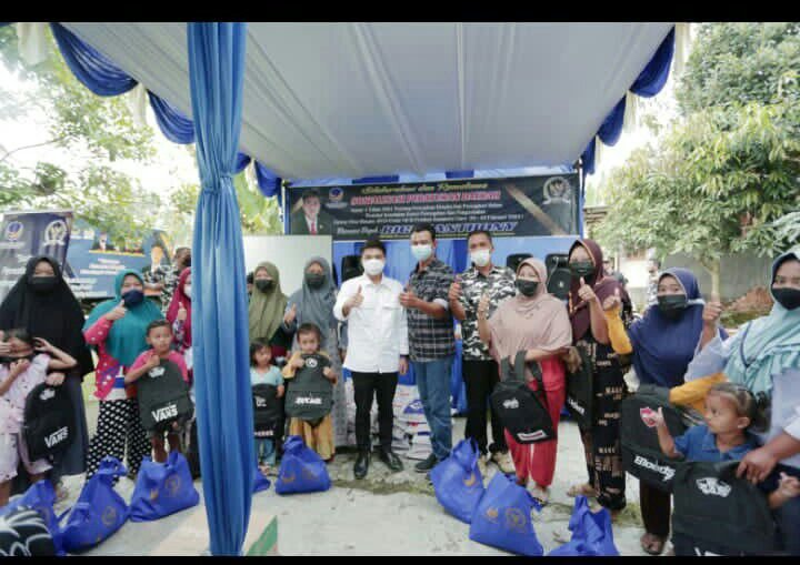 Ricky Anthony Bagi 20 Ribu Karung Beras Selama 3 Bulan di Langkat