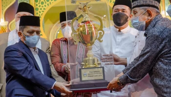 Lagi, Kota Medan Juara Umum MTQ ke-38 Tahun 2022 Tingkat Provinsi Sumut