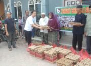 Sambut Lebaran, Sahabat Bhinneka Berbagi Sembako Pada Warga Sudirejo I