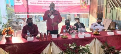 Robi Barus saat paparan. (Foto/Ist).