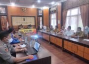 Menuju Sukses Penyaluran Bantuan, Polres Langkat Gelar Rapat Dengan Jajaran Pemkab Langkat