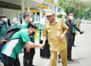 Plt Bupati Langkat Syah Afandin Terima Kunker DPRD Sumut dan Lepas 191 Mahasiswa KKN PPM USU