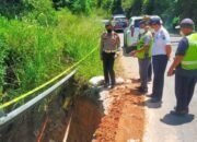 Persiapan Operasi Ketupat 2022Ditlantas Polda Sumut Survey Jalan Rusak di Panyambungan