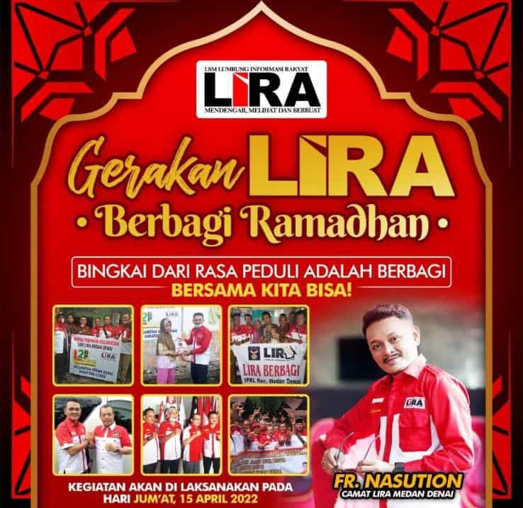 Foster Gerakan Lira Berbagi Ramadhan. (Foto/Tim).
