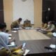 Plt Bupati Langkat saat pimpin rapat. (Foto/Ist).