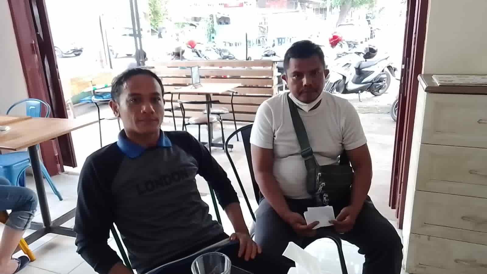 Yudi didampingi keluarga. Kamis (21/4/2022). (Foto/Ist).