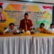 Anggota DPRD Sumut Wagirin Arman saat pidato paparan. (Foto: Abdul Meliala).