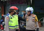 Kapoldasu Monitoring Arus Mudik  Dalam Rangka Operasi Ketupat Toba 2022 Di Batu Bara