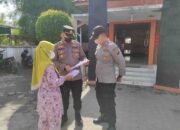 Kapolsek Lima Puluh Langsung Turun Monitoring Pengamanan Penyaluran BPNT