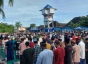 Takbir Berkumandang, Rutan 1 Medan Gelar Shalat Ied 1443 H Bagi Ribuan Warga Binaan