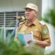 Plt Bupati Langkat Syah Afandin saat pidato sambutan. (Foto: Humas).