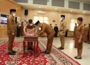 Beberapa Pejabat Fungsional Dilantik, Wabup Harap Realisasi Visi Sergai “Maju Terus” Makin Maksimal