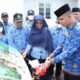 Bupati Sergai melalui sekdakab meresmikan Kepiting 3 M. (Foto/Humas).