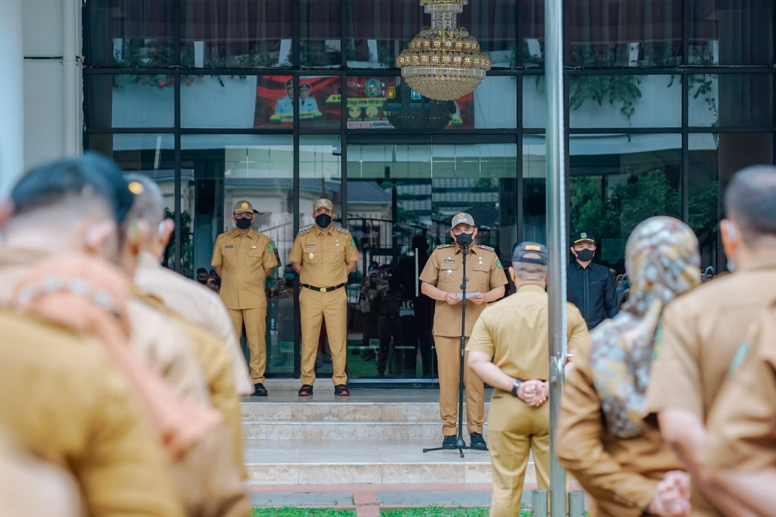 Bobby Nasution Pimpin Apel Hari Pertama Pasca Liburan Lebaran