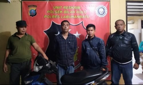 Dalam Hitungan Jam, Reskrim Polsek Bilah Hulu Tangkap Pelaku Curanmor