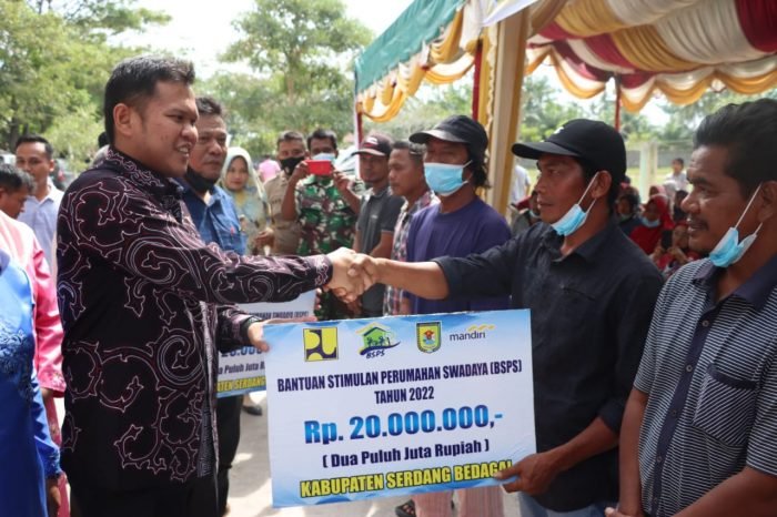Dapat Jatah 994 Unit Rumah, Sergai Peringkat ke-2 Penerima BSPS se-Sumut