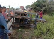 Forklift Milik PT Samudera KT Terguling, Supir Tewas Manajer Bungkam Alasan Sakit