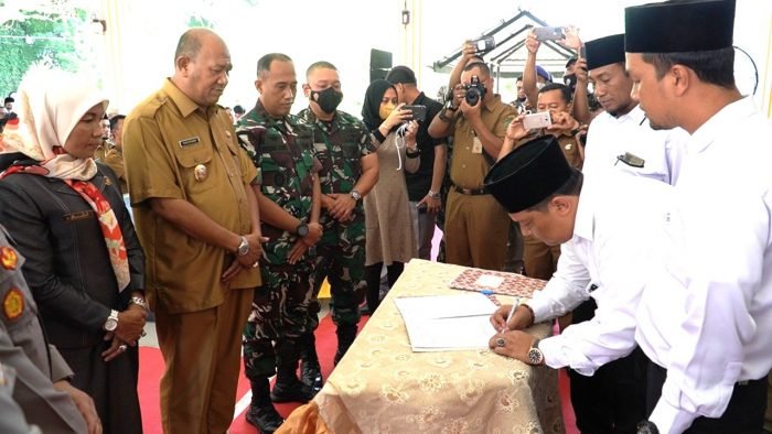 Pemkab Langkat Gelar Deklarasi Damai Pilkades, Ini Pesan Afandin