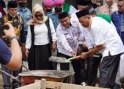 Plt Bupati Langkat Letakkan Batu Pertama Pembangunan Masjid Assyakirin