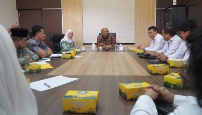 Plt Bupati Langkat Terima Audiensi REI Sumut, Bahas Perubahan Pengurusan IMB Menjadi PBG