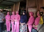 Sambut Hut Bhayangkara, Seorang Janda di Labuhanbatu Dapat Bedah Rumah Dari Kapoldasu