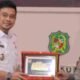 Wali Kota Medan Bobby Nasution saat menerima kunjungan Dirgakkum Korps Lalu Lintas (Korlantas) Polri Brigjen Pol Aan Suhanan di Balai Kota Medan.