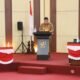 Wali Kota Medan saat pidato memberikan tanggapan.