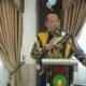 Plt Bupati Langkat Syah Afandin saat pidato sambutan. (Foto/Humas).