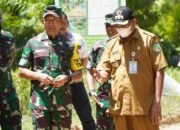 Plt Bupati Langkat Syah Afandin Bantu Pembangunan Masjid Saat Tinjau Pembangunan Jalan TMMD ke 113