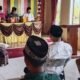 Pembacaan ayat suci Al-quraan yang dikumandangkan dua orang santri pada pembukaan lomba Tahfidz Quraan. (Foto/Rostani).