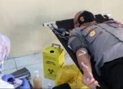 Peringati HUT Bhayangkara ke 76, Polres Aceh Singkil Gelar Donor Darah