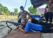 HUT Bhayangkara Ke 76, Polres Aceh Singkil Gelar Lomba Menembak Bersama Wartawan