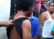 Nyolong Hp Rusak, Pelaku Babak Belur Dihajar Massa