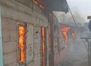 9 Rumah di Jalan Bajak V Medan Amplas Ludes Terbakar