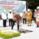 Disaksikan Edy dan Bobby, Presiden Jokowi Letakkan Batu Pertama Revitalisasi Lapangan Merdeka