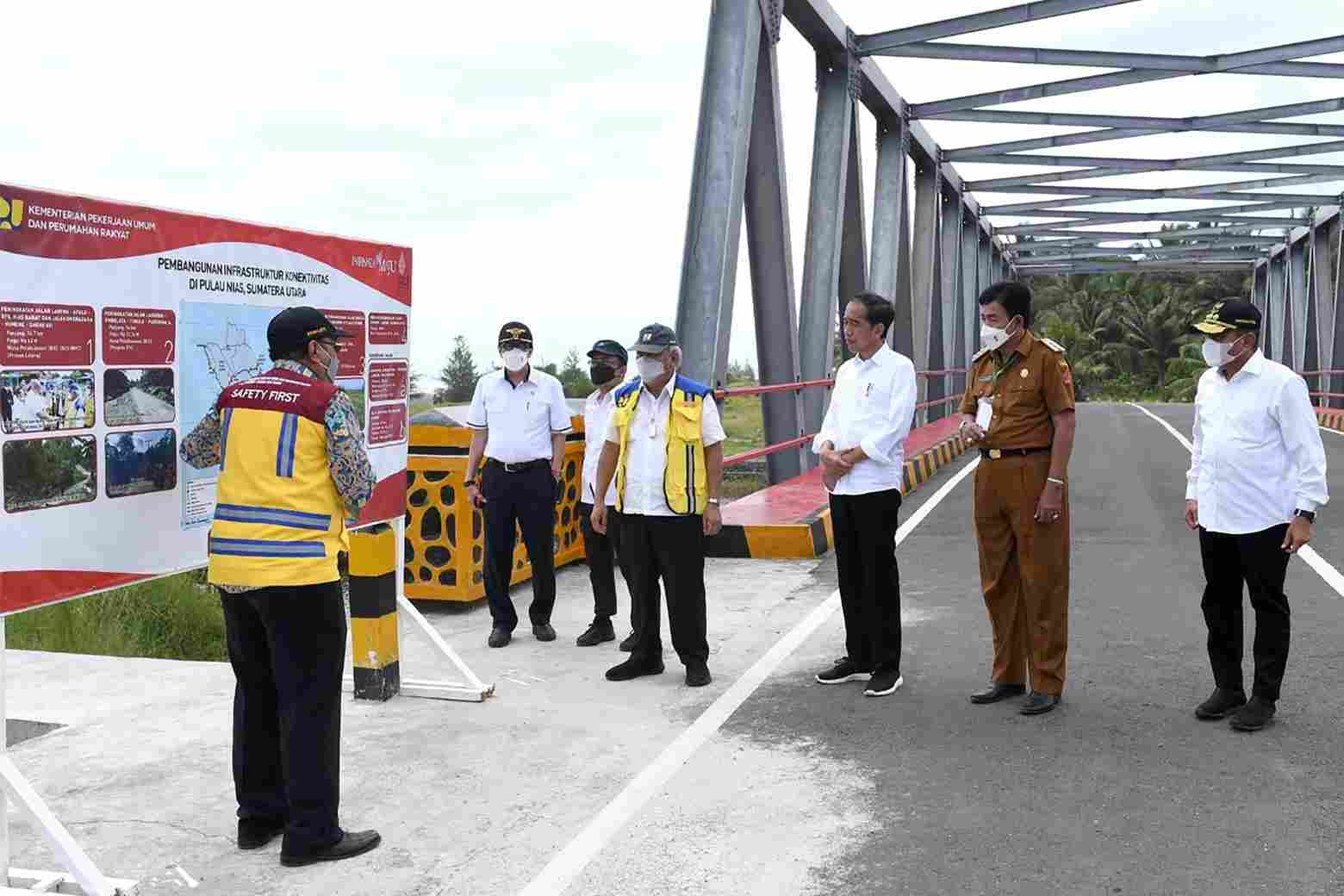 Gubernur Edy Dampingi Presiden, Harapkan Infrastruktur di Nias Barat Tekan Angka Kemiskinan
