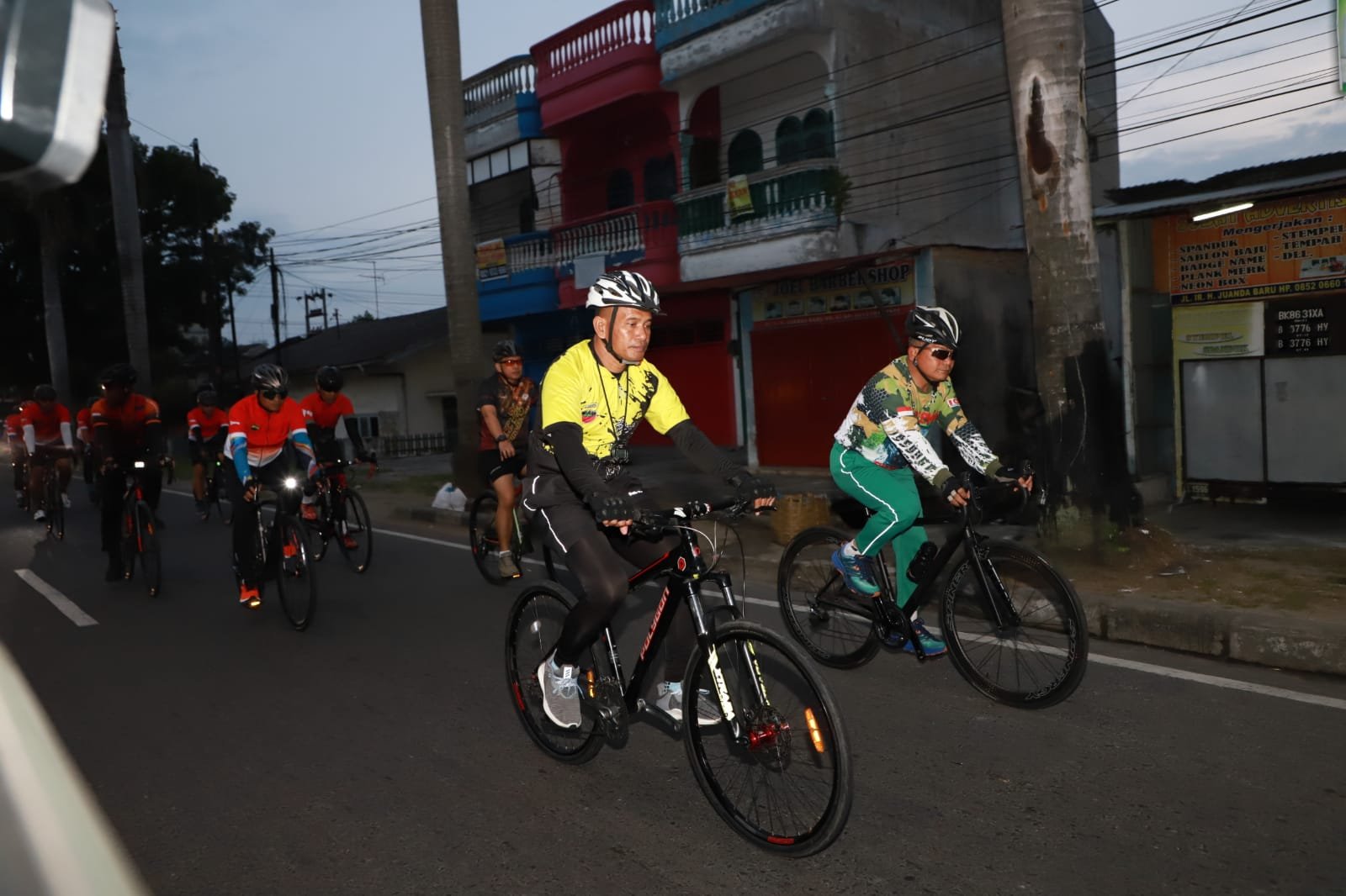Pangdam Ajak PJU Kodam I BB Gowes Bareng