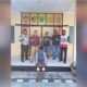 Pelaku pembongkaran Ruko saat diringkus Tim Buser Polsek Labuhan Ruku. (Foto : Humas)