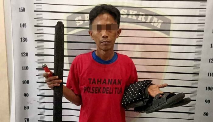 Polsek Delitua Ringkus Tersangka Pembakaran Rumah